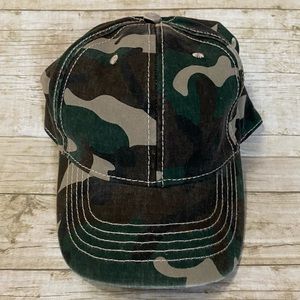 🌸Green/Brown Camo Ball Cap Camouflage Hat